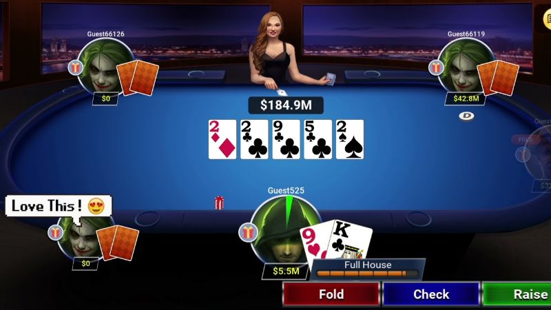Diễn biến chi tiết trong Cách chơi Poker